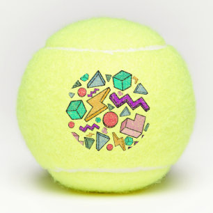 80er Ästhetik Vintage Retro Tennisbälle