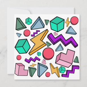 80er Ästhetische Vintag Retro Dankeskarte