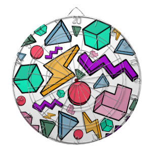 80er Ästhetische Vintag Retro Dartscheibe