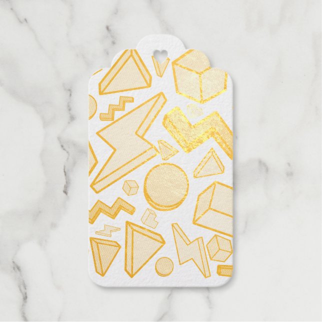 80er Ästhetische Vintag Retro Geschenkanhänger (Vorderseite)