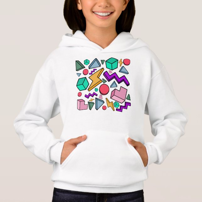80er Ästhetische Vintag Retro Hoodie (Vorderseite)