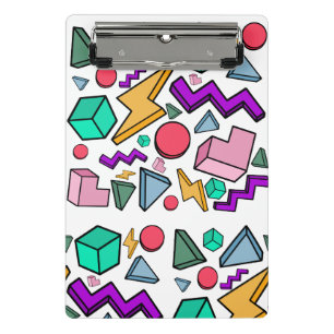 80er Ästhetische Vintag Retro Mini Klemmbrett