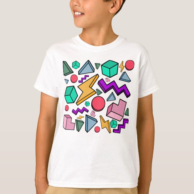 80er Ästhetische Vintag Retro T-Shirt (Vorderseite)