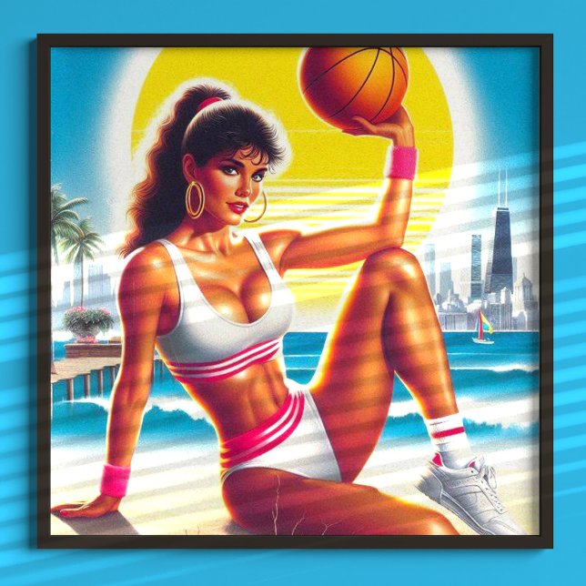 80er Athletic Girl Poster (Von Creator hochgeladen)