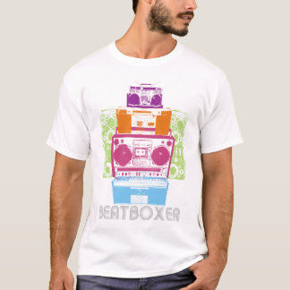 80er BeatBoxer Roboter T-Shirt