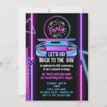 80er Birthday Party Redaktiontable Einladung<br><div class="desc">Party,  wie es ist 1989,  oder 87 oder 80 etwas! Spaß Retro-Vibes mit Neon-Party-Akzenten machen dies zu einem großartigen Look für Ihre 80er-Themenparty.</div>