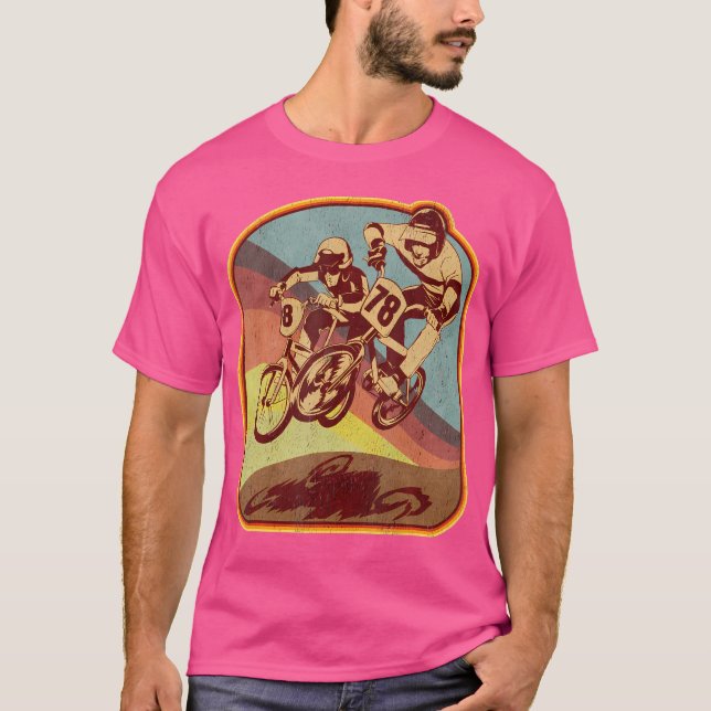 80er Bmx Krass erschüttert T-Shirt (Vorderseite)