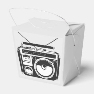80er Boombox Geschenkschachtel