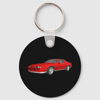 80er Camaro Sportwagen: 3D-Modell: Schlüsselanhäng Schlüsselanhänger