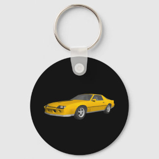 80er Camaro Sportwagen: 3D-Modell: Schlüsselanhäng Schlüsselanhänger