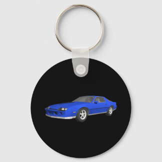 80er Camaro Sportwagen: 3D-Modell: Schlüsselanhäng Schlüsselanhänger