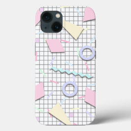 80er Candy Pastel Geo Phone Case