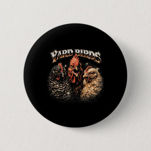 80er Ckyard Hühnerliebhaber Heavy-metal Rock Musik Button
