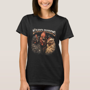 80er Ckyard Hühnerliebhaber Heavy-metal Rockmusik T-Shirt