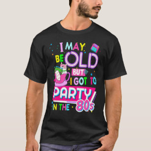 80er Coffee Idea for Women Rave Outfit & 1980er Fa T-Shirt