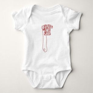 80er-Drehscheibe Baby Strampler