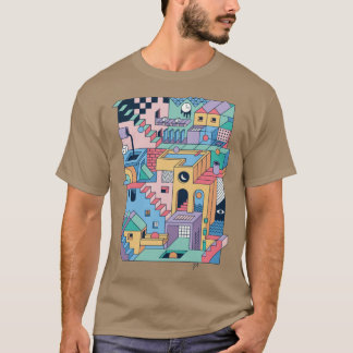 80er Escher Geschenk T-Shirt