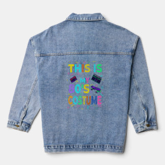 80er Extravagante Kleidung Männer Party Idee 80 St Jeansjacke