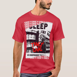80er-Filmehey Live OBEY Retro-Cult-Horror-Fan-Desi T-Shirt