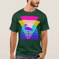 80er Flamingo Nostalgic Graphic