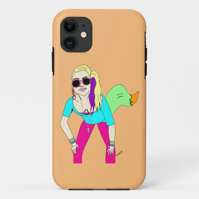 80er Foxy Girl Case-Mate iPhone Hülle (Rückseite)
