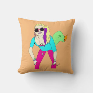 80er Foxy Girl Kissen