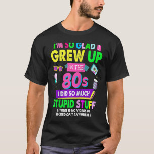 80er Frauen Rave-Outfit & 80er Festival-Kostüm R T-Shirt