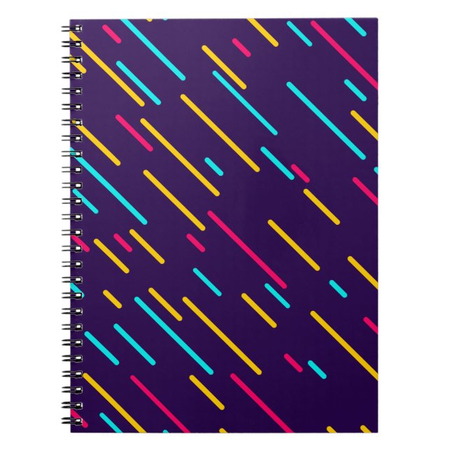 80er Geometric Art Pattern Geometric Fotografy Ge Notizblock (Vorderseite)