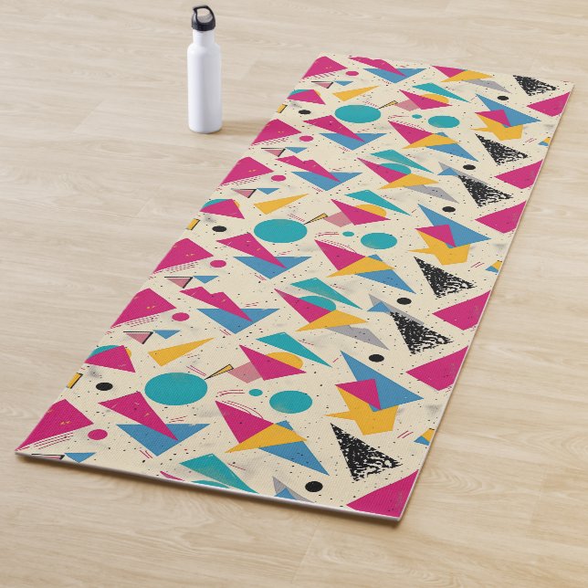 80er Geometrisches Muster Yogamatte (Beispiel)