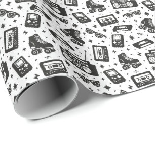 80er geschenkpapier