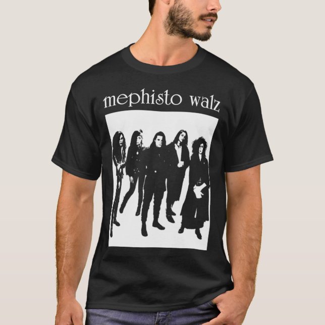 80er Goth Death Rock T-Shirt (Vorderseite)