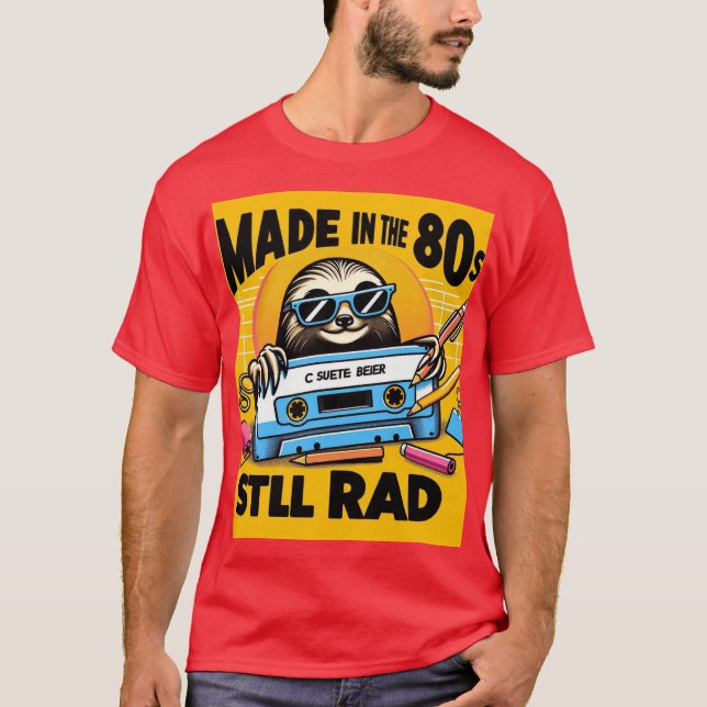 80er ist das Beste! T-Shirt (Vorderseite)