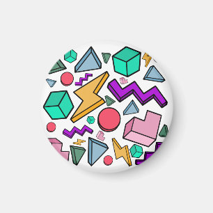 80er Jahre Ästhetik Vintage Retro Magnet