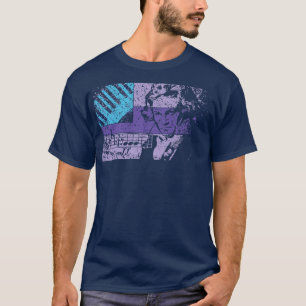 80er Jahre Beethoven-Flagge mit Noten der 5. Sinfo T-Shirt