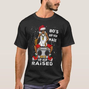 80er Jahre Made 90er Hip Hop erhöht Afro American T-Shirt