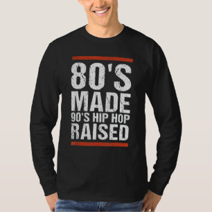 80er Jahre Made 90er Hip Hop erhöht Bekleidung 5 T-Shirt