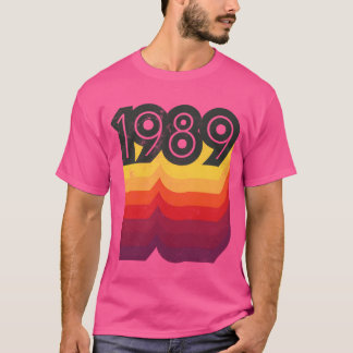 80er Jahre Stil 1989 vintage T-Shirt