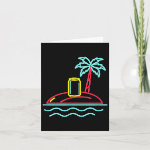 80er Jahre Vintage-Bier Retro-Schild Stil Miami Ha Karte