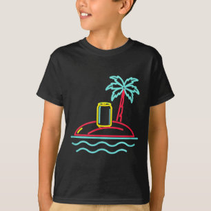80er Jahre Vintage-Bier Retro-Schild Stil Miami Ha T-Shirt