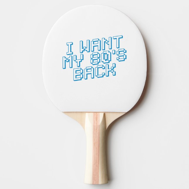 80er Lover Tischtennis Schläger (Vorderseite)