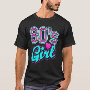 80er Mädchen Retro 1980er Jahre Vintage Thr T-Shirt