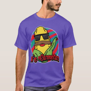 80er Maisstar Achtziger Lustiger Schnurrbart Mais T-Shirt