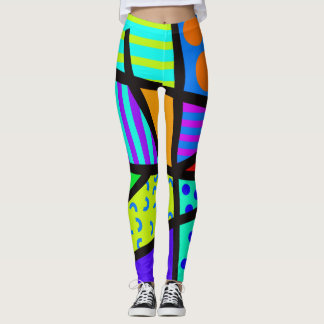 80er Memphis Design Leggings