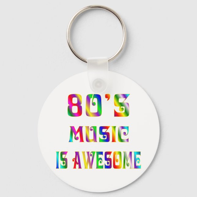 80er Music Schlüsselanhänger (Vorderseite)