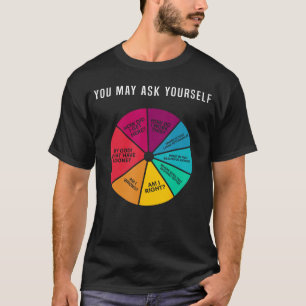 80er-Musik Retro-Text Pie-Chart Sie können Ihre fr T-Shirt