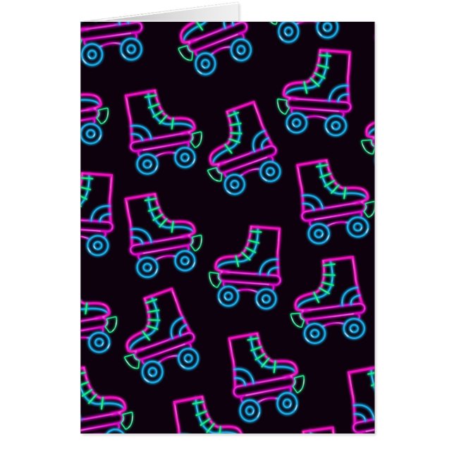 80er Neon-Rollschuhe (Vorne)