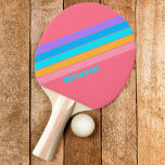 80er Neon Sunrise mit Namen gestrichen Tischtennis Schläger<br><div class="desc">Machen Sie sich bereit, eine Explosion aus der Vergangenheit zu Ihren Tischtennisspielen mit dem 80er Neon Sunrise gestreift mit Name Ping Pong Paddle. Dieses Paddel mit seinen lebhaften Neonfarben, die an die ikonischen Sonnenaufgangsfarben des 80ers erinnern, wird sicher den Kopf auf den Tisch stellen. Personalisiert mit Ihrem Namen, fügt es...</div>