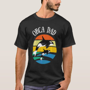 80er Orca Vater Retro Vintag Sunset Sweet T-Shirt