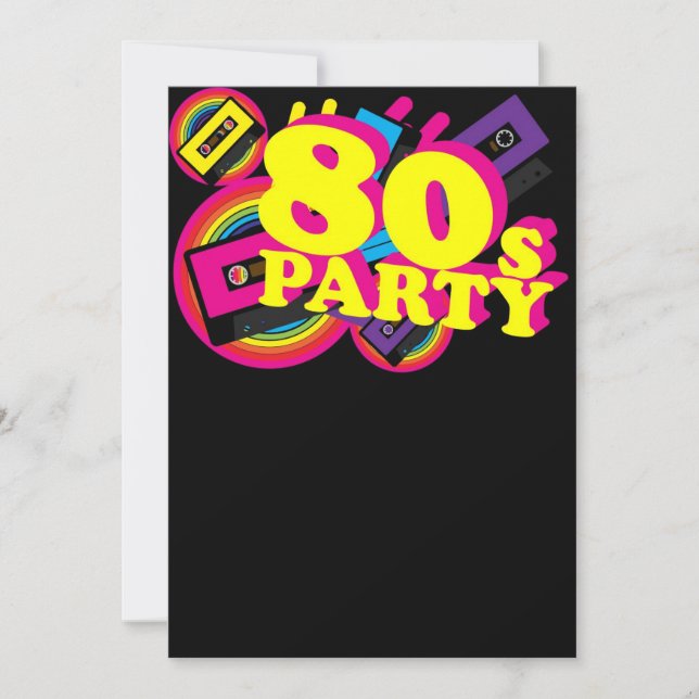 80er Party (Vorderseite)