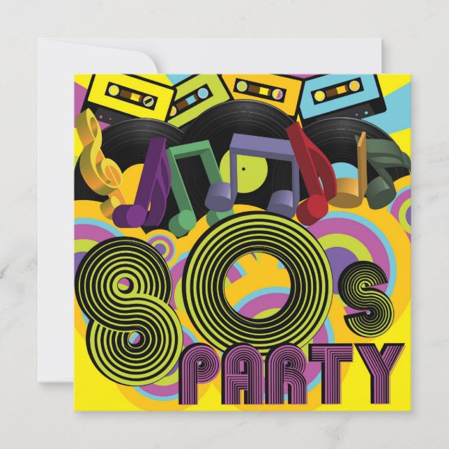 80er Party (Vorderseite)